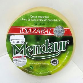 MENDAUR NATURAL IDIAZABAL D.O.  1 kg