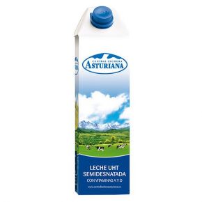 BATIDO FRESA ASTURIANA  BOTELLA 1 Lt