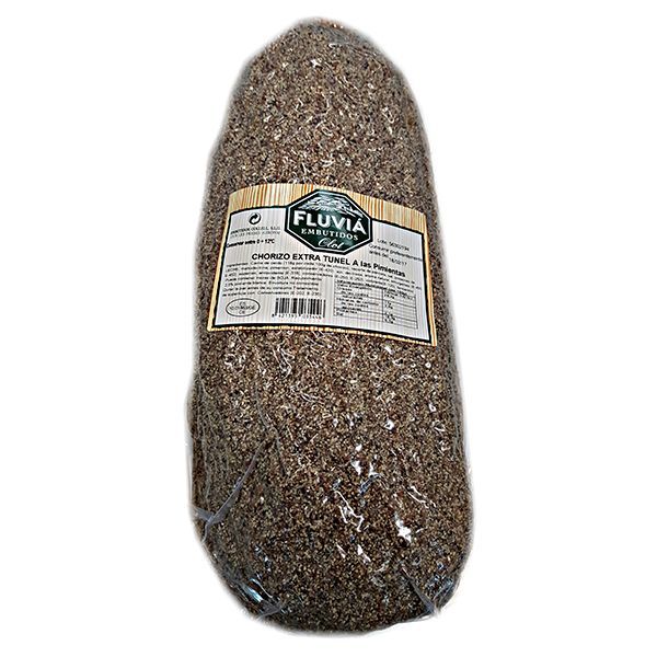CHORIZO EXTRA TUNEL PIMIENTA BLANCA 