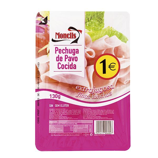 PECHUGA DE PAVO LONCHAS