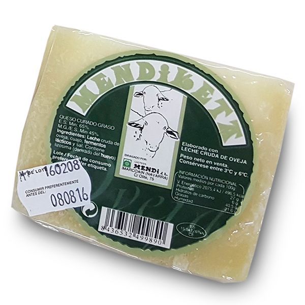 MENDIKETA CURADO 1/4 PIEZA