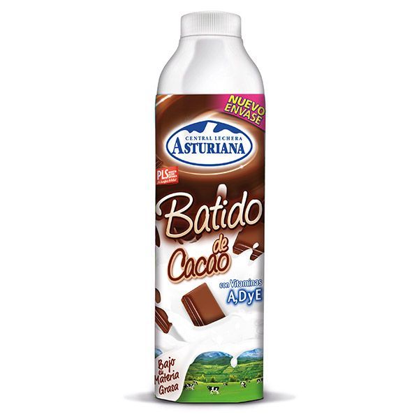 BATIDO CACAO ASTURIANA BOTELLA 1 Lt