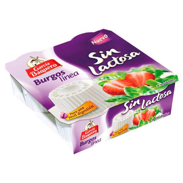 BURGOSLINEA 4x60 g SIN LACTOSA