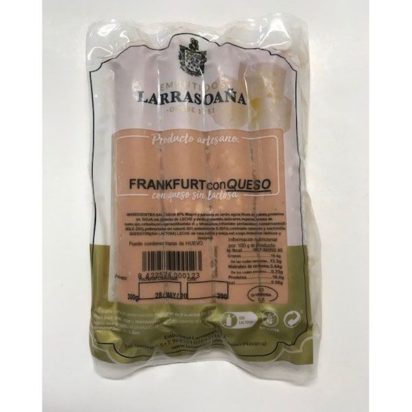 SALCH.FRANKFURT con QUESO 300G