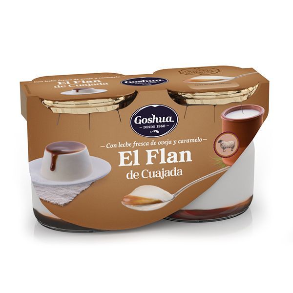 FLAN DE CUAJADA GOSHUA 2x125 g